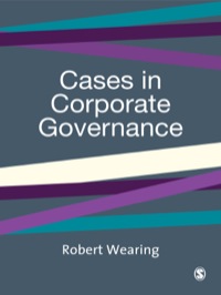 CASES IN CORPORATE GOVERNANCE