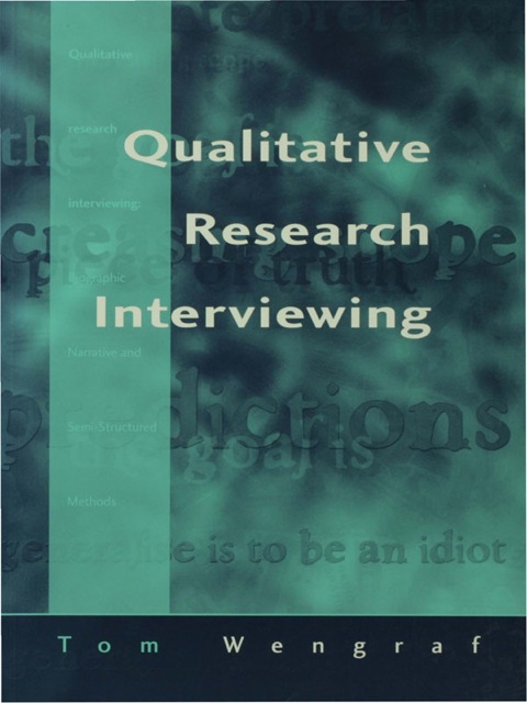 Cover image for book Qualitative Research Interviewing