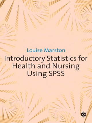 Introductory Statistics for Health and Nursing Using Spss