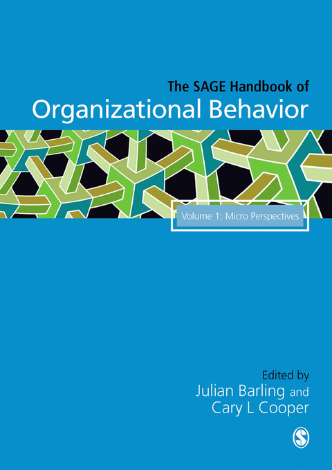 Cover image for book The SAGE Handbook of Organizational Behavior