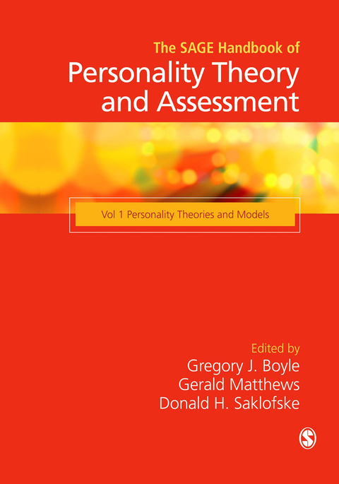 Cover image for book The SAGE Handbook of Personality Theory and Assessment