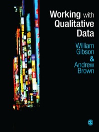 Cover image: Working with Qualitative Data 1st edition 9781412945714