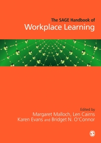 Cover image: The SAGE Handbook of Workplace Learning 1st edition 9781446270523