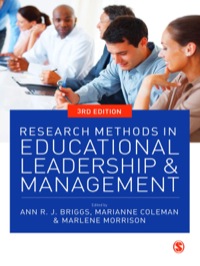 Cover image: Research Methods in Educational Leadership and Management 3rd edition 9781446200445
