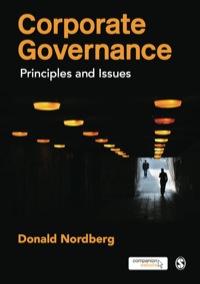 Corporate Governance Principles And Issues 1st Edition