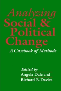 Cover image: Analyzing Social and Political Change 1st edition 9780803982994