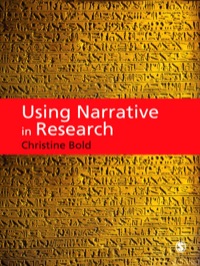 Cover image: Using Narrative in Research 1st edition 9781848607187