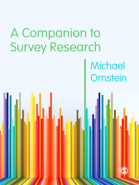 Titelbild: A Companion to Survey Research 1st edition 9781446209080