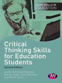 Cover image: Critical Thinking Skills for Education Students 2nd edition 9781446268407