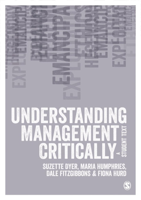 Cover image for book Understanding Management Critically