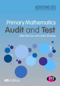 Cover image: Primary Mathematics Audit and Test 4th edition 9781446282717