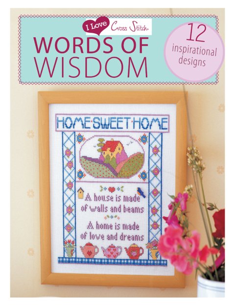 Cover image for book I LOVE CROSS STITCH - WORDS OF WI
