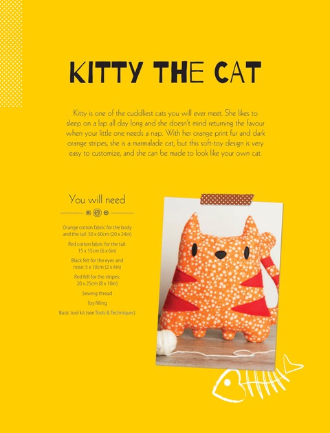 Kitty the Cat Soft Toy Pattern 