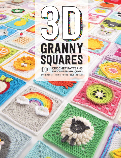 Cover image for book 3D Granny Squares