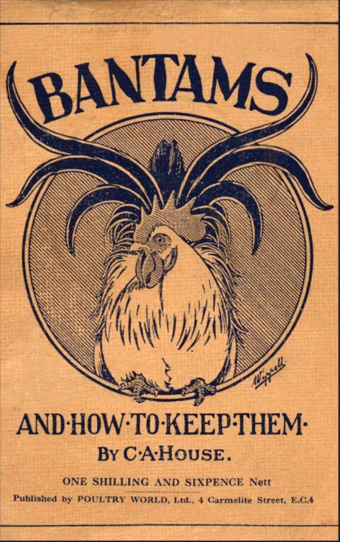 Cover image for book Bantams and How to Keep Them (Poultry Series - Chickens)