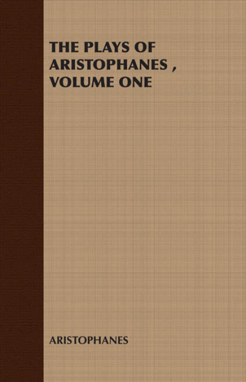 Cover image for book The Plays of Aristophanes
