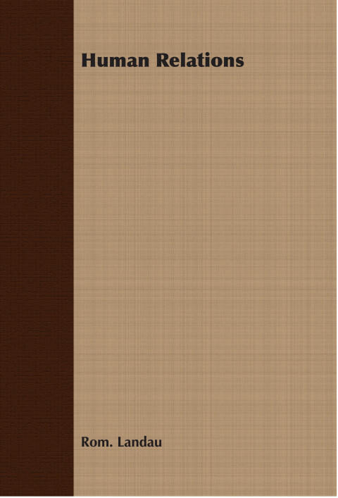 Cover image for book Human Relations