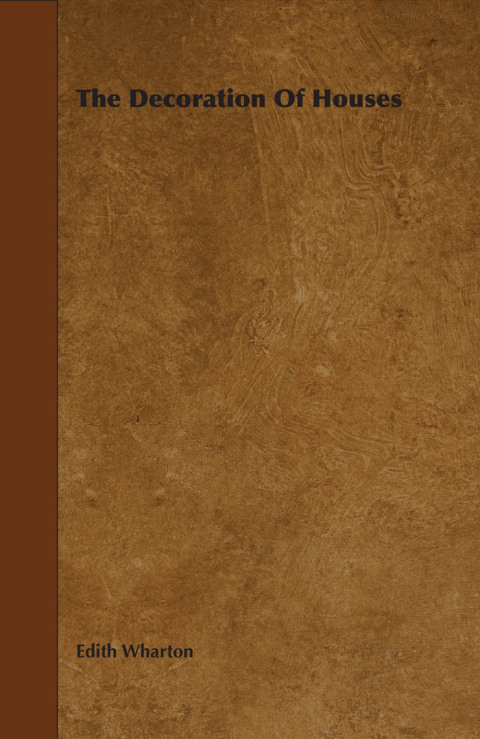 Cover image for book The Decoration of Houses