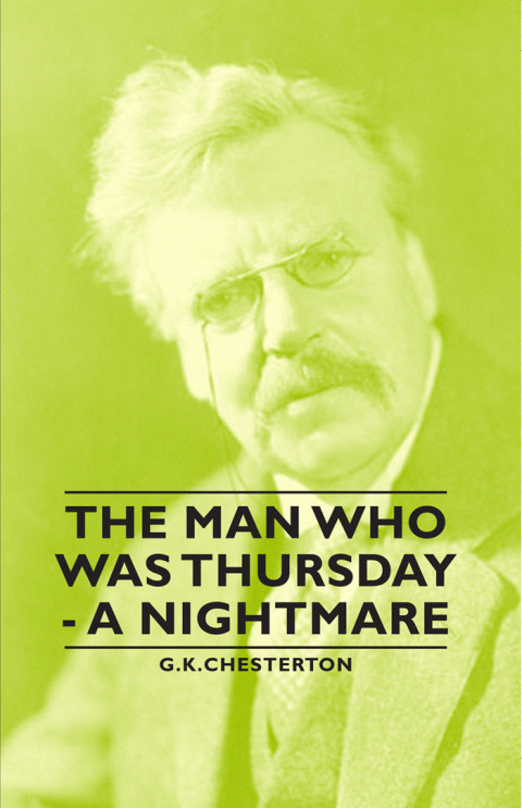 Cover image for book The Man Who Was Thursday - A Nightmare