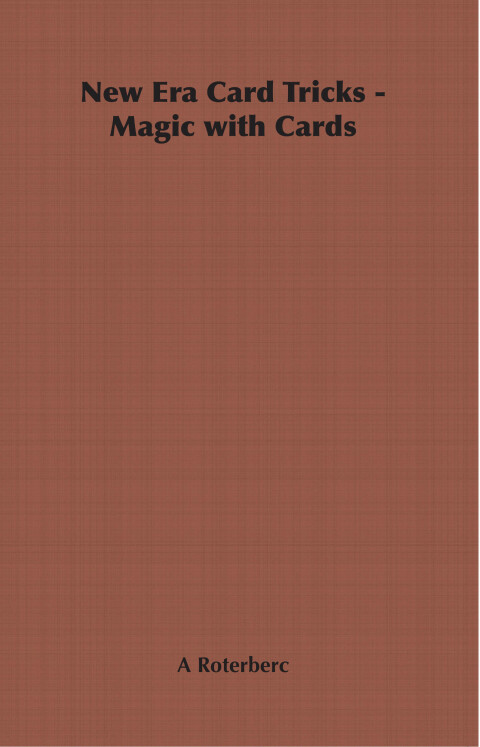 Cover image for book New Era Card Tricks - Magic with Cards