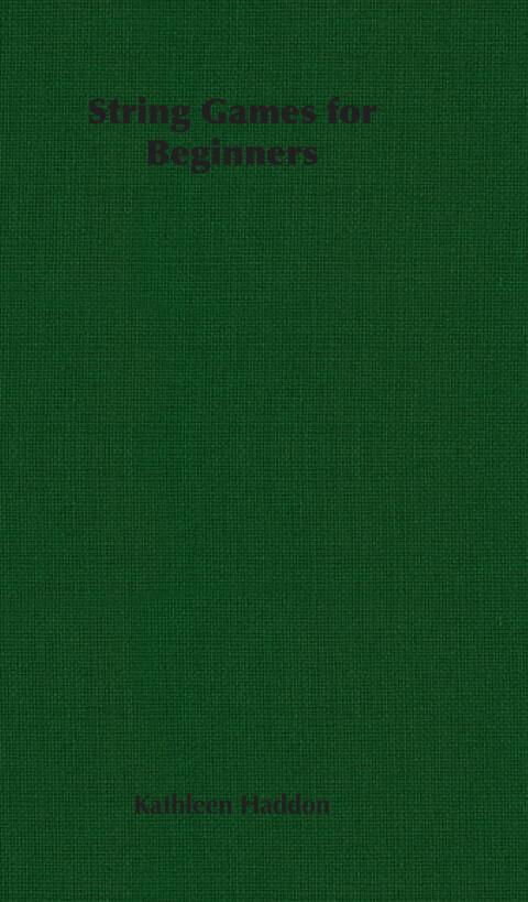 Cover image for book String Games for Beginners