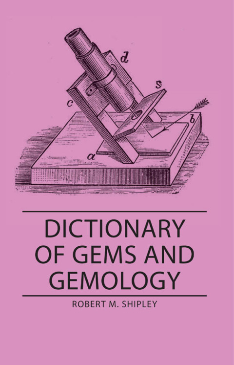 Cover image for book Dictionary of Gems and Gemology