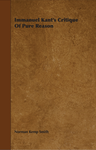 Immanuel Kant's Critique of Pure Reason