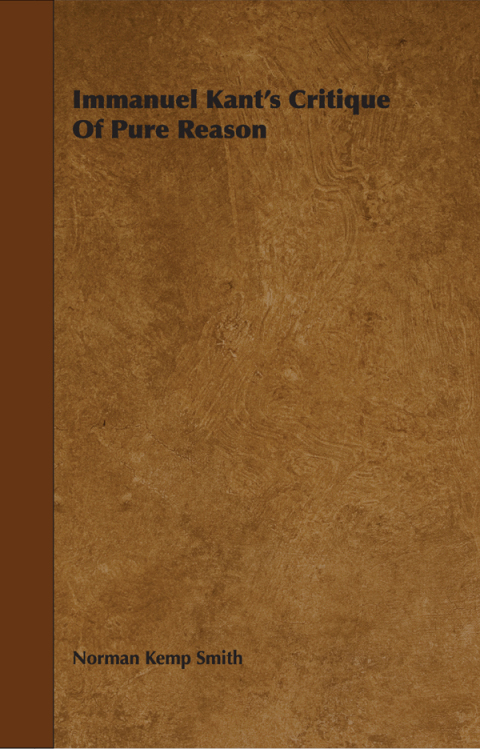 Cover image for book Immanuel Kant's Critique of Pure Reason