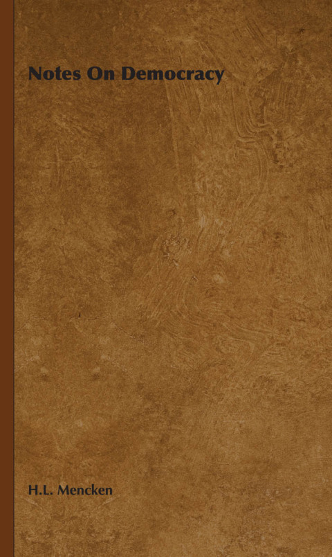 Cover image for book Notes on Democracy