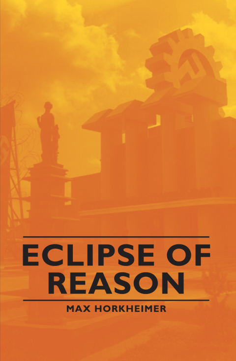 Cover image for book Eclipse of Reason