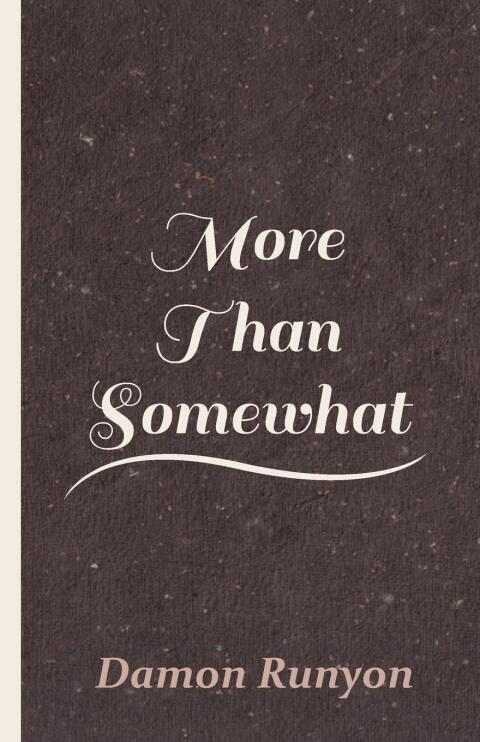 Cover image for book More Than Somewhat
