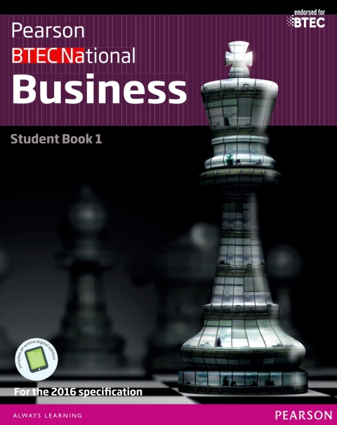 BTEC Nationals Business Student Book 1 Library Edition 