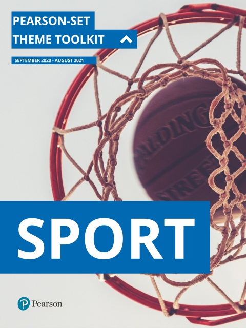 Pearson-set theme toolkit in Sport 