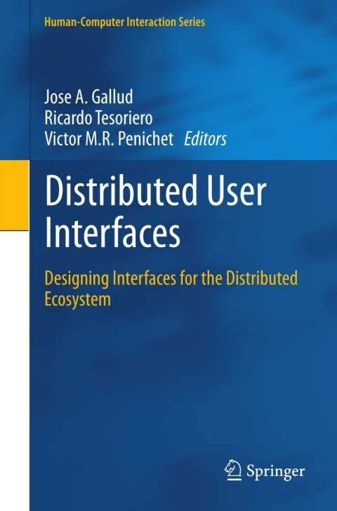 Cover image for book Distributed User Interfaces