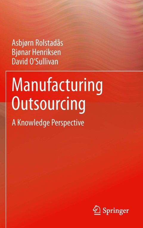Cover image for book Manufacturing Outsourcing