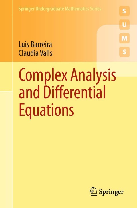 Cover image for book Complex Analysis and Differential Equations