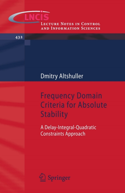 Cover image for book Frequency Domain Criteria for Absolute Stability