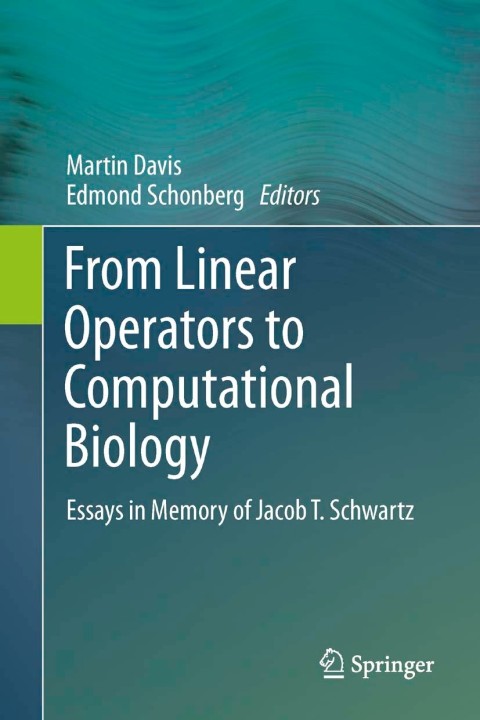 Cover image for book From Linear Operators to Computational Biology