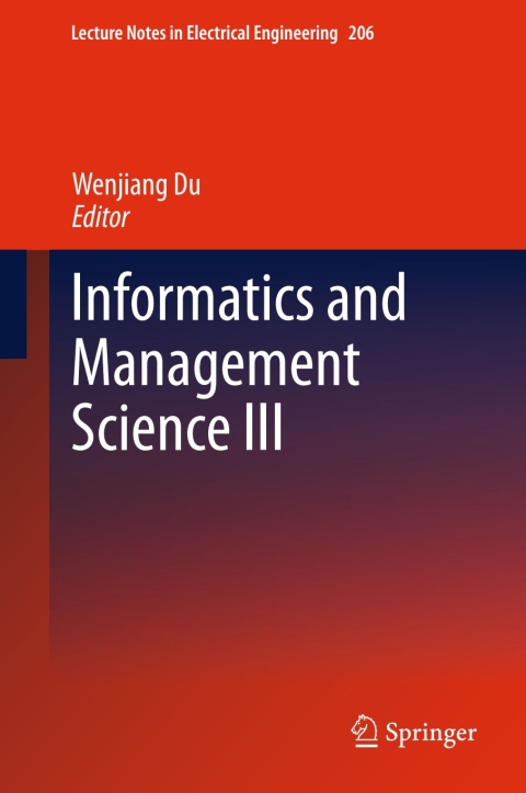 Cover image for book Informatics and Management Science III