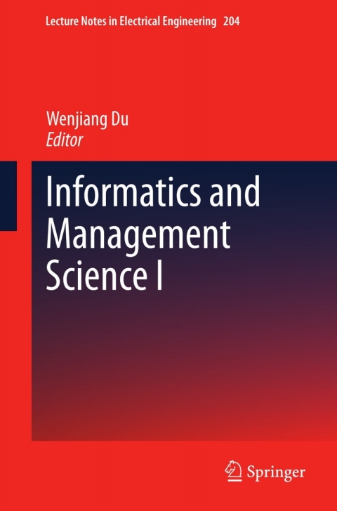 Cover image for book Informatics and Management Science I