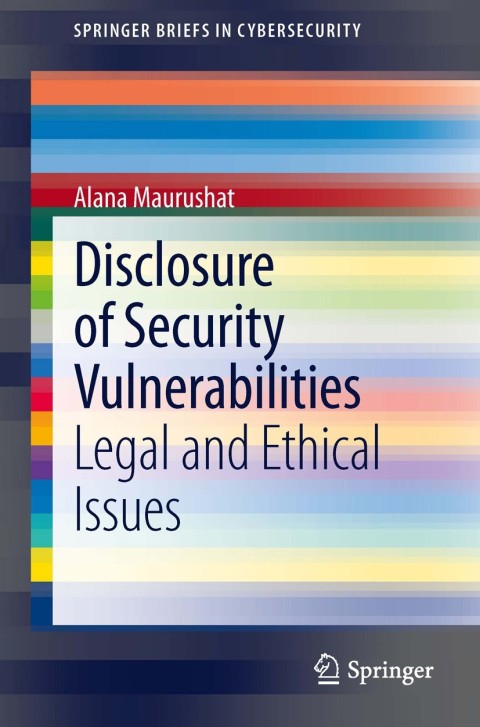 Cover image for book Disclosure of Security Vulnerabilities