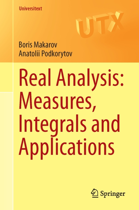 Cover image for book Real Analysis: Measures, Integrals and Applications