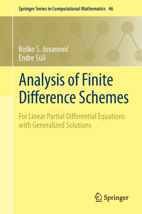Cover image for book Analysis of Finite Difference Schemes