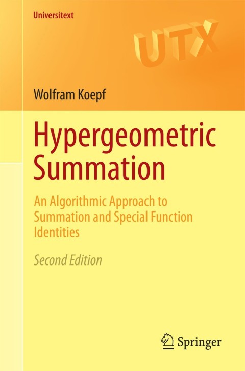 Cover image for book Hypergeometric Summation