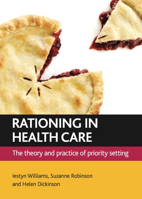 Cover image for book Rationing in health care