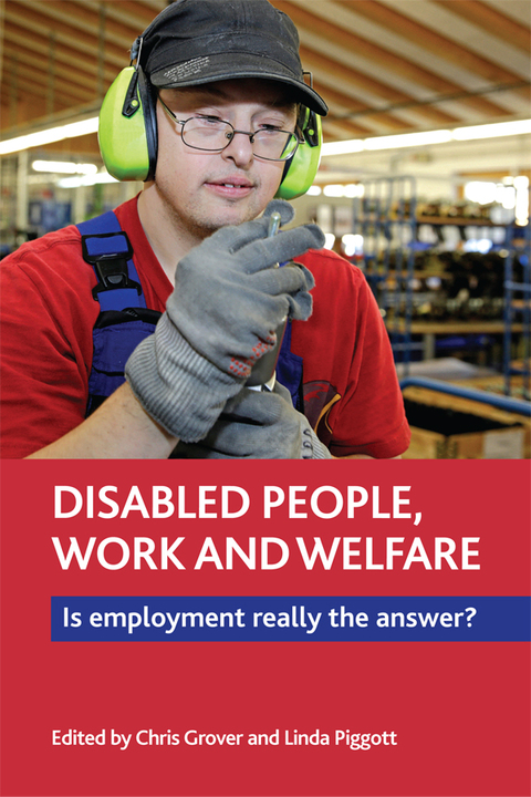 Cover image for book Disabled people, work and welfare