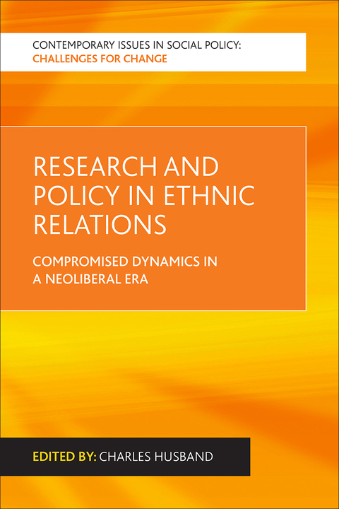 Cover image for book Research and policy in ethnic relations