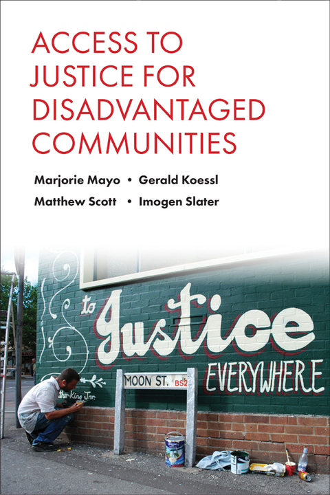 Cover image for book Access to justice for disadvantaged communities