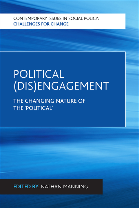 Cover image for book Political (dis)engagement