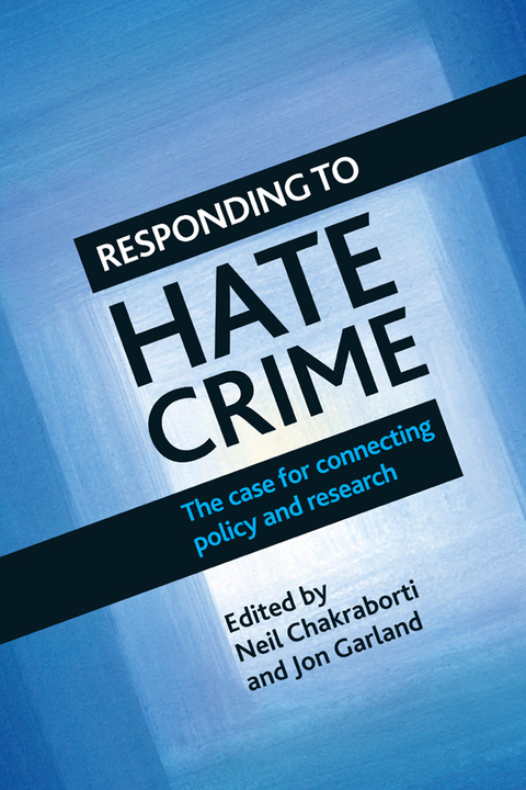 Cover image for book Responding to hate crime